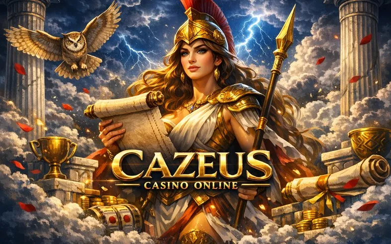 Cazeus Casino games lobby banner