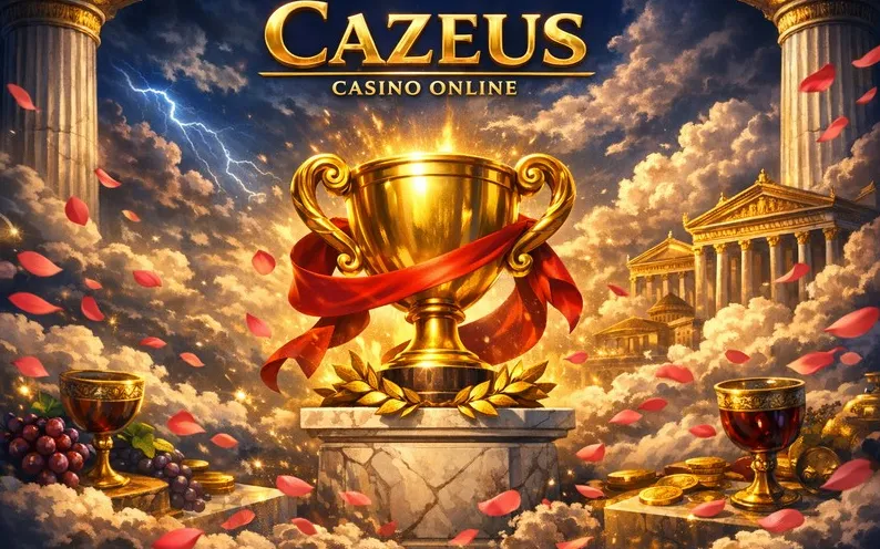 Cazeus Casino homepage hero banner